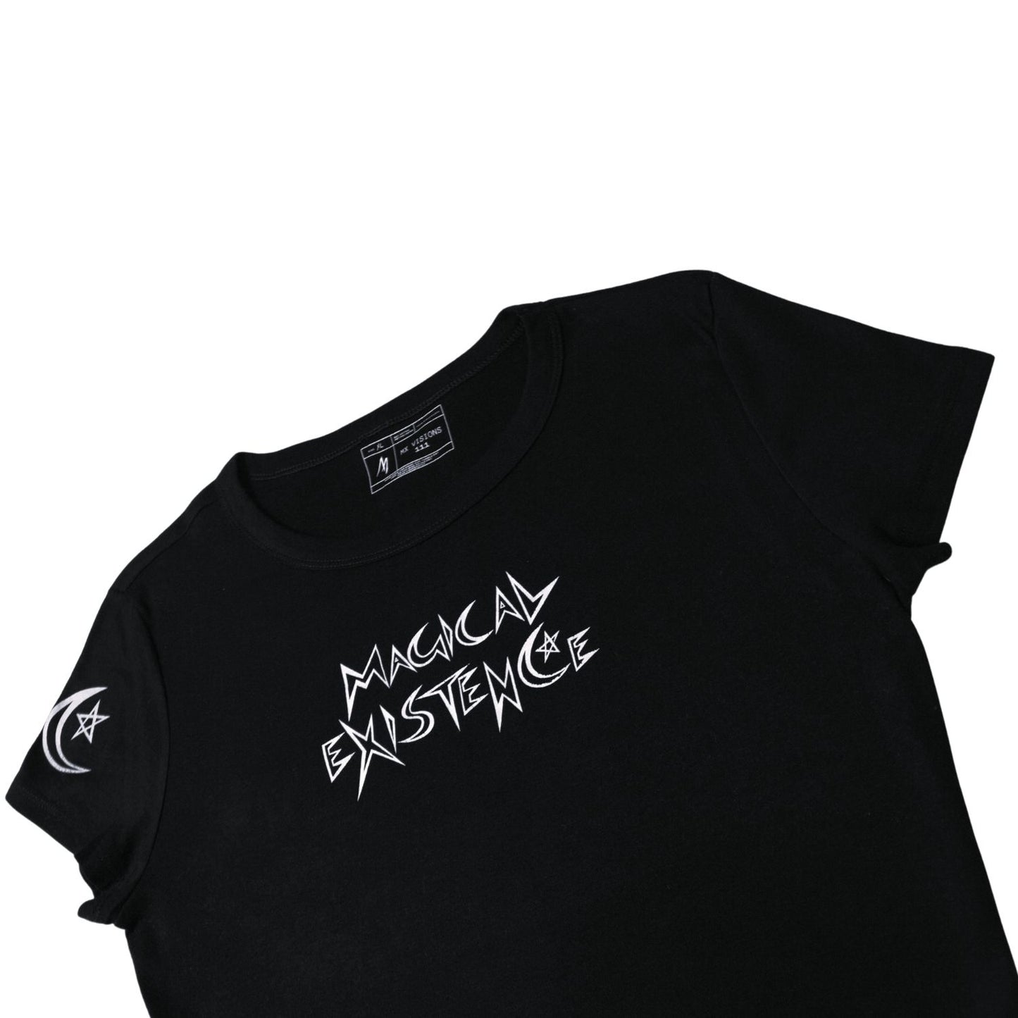 Black Magical Existence Crop Tee