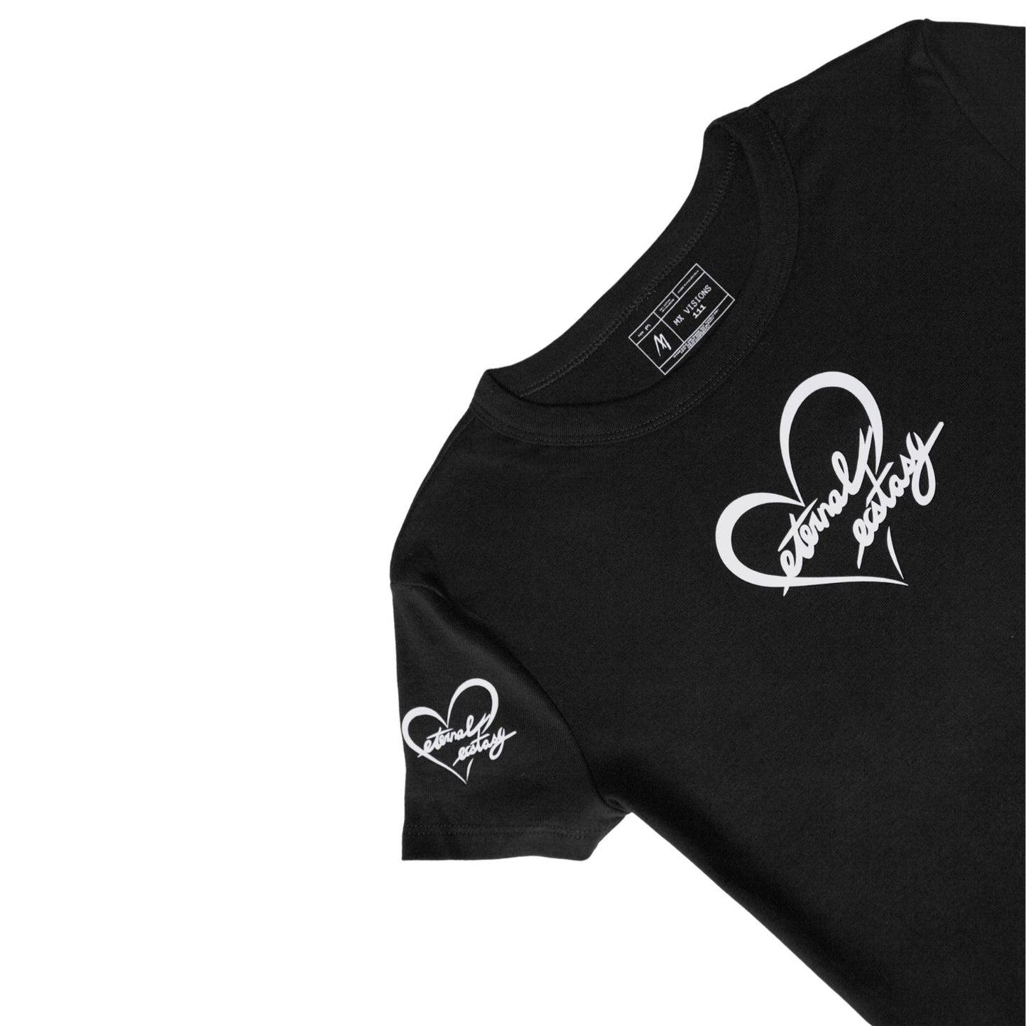 Black Eternal Ecstasy Crop Tee